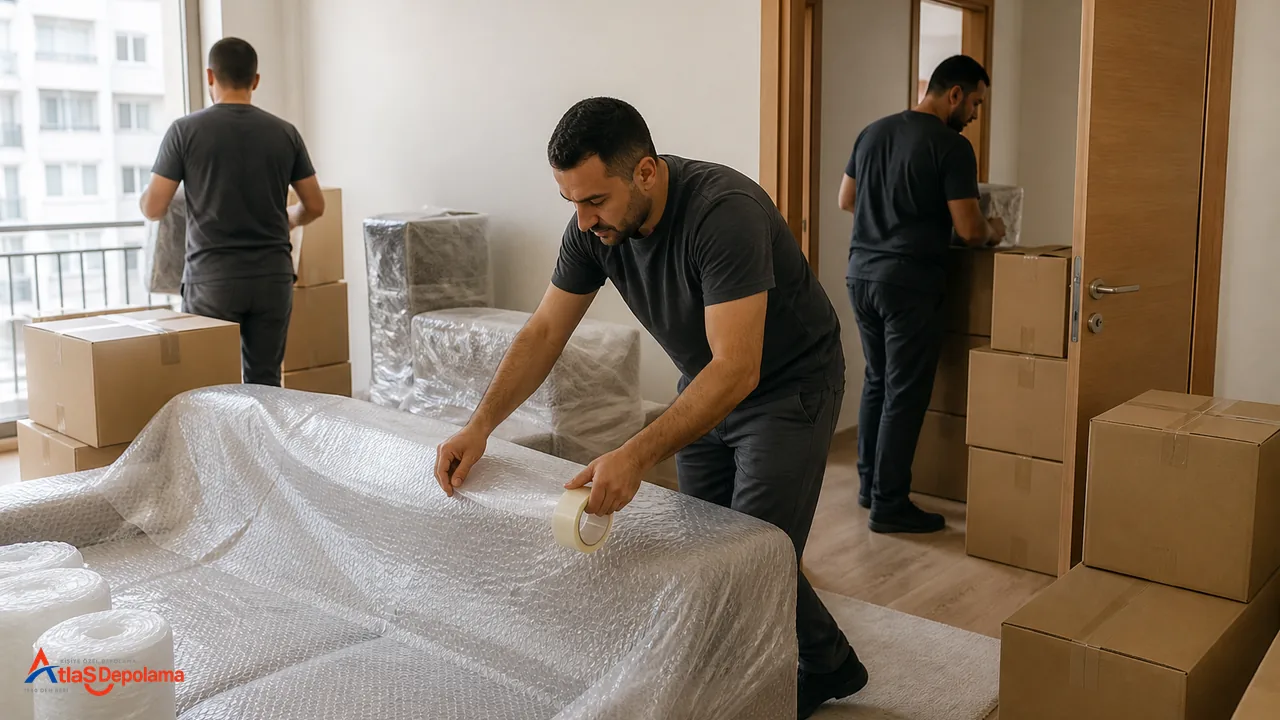 Küçükçekmece eşya depolama paketleme ve koruma süreci